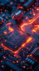 Obraz premium Fond d’écran gamer néon futuriste pour téléphone