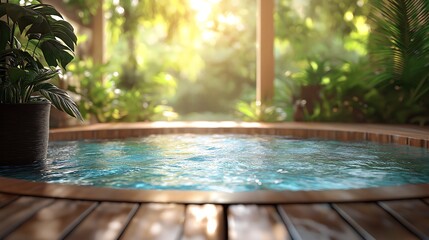 spa banner, relax, blurred background