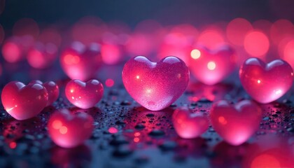 valentine hearts background