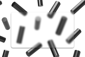 Interface presentation mockup glass effect mockup template