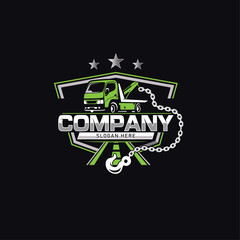 Car towing and recovery logo