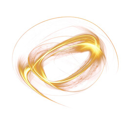 PNG Gold lighting pattern spiral.
