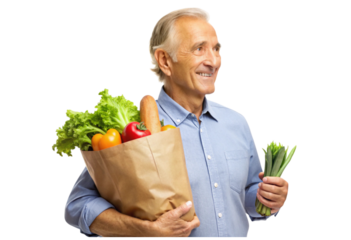 person with shopping bag