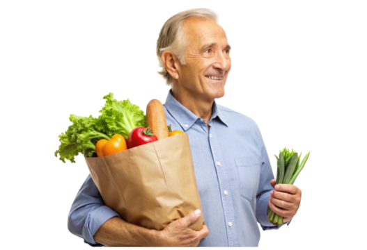 person with shopping bag