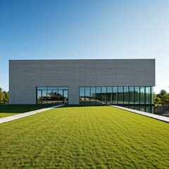 Fototapeta premium Modern minimal building