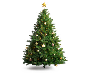 Christmas Tree isolated on white background