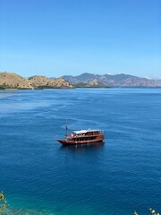 Boat on the ocean, Komodo National Park, Indonesia