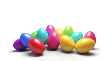 colorful easter eggs