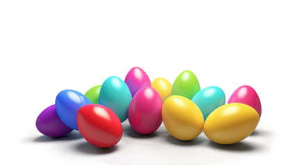 colorful easter eggs