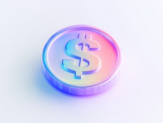 Obraz premium Dollar Sign Coin