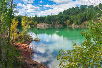 Etang de Caramy bei Vins-sur-Caramy in der Provence Verte