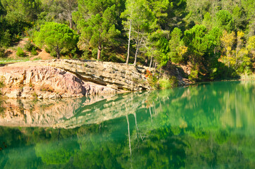 Etang de Caramy bei Vins-sur-Caramy in der Provence Verte