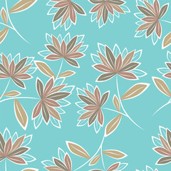abstract flower patterns in various patterns, motifs, for textures, backgrounds and other digital needs