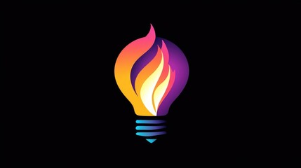 Flame Light Bulb