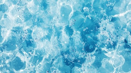 Fototapeta premium A close-up view of shimmering blue water, showcasing its clarity and movement.