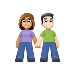 Fototapeta premium Couple Holding Hands 