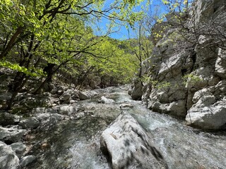 Mala Paklenica Canyon, Seline (Paklenica National Park, Croatia) - Die Schlucht von Mala Paklenica, Seline (Nationalpark, Kroatien) - Kanjon Male Paklenice (Nacionalni park Paklenica, Hrvatska)