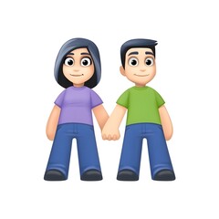Fototapeta premium Couple Holding Hands 