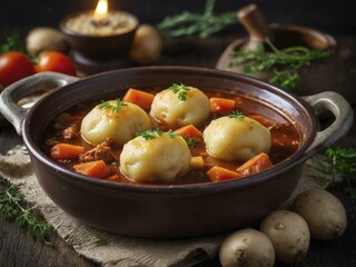 potatoes with meat