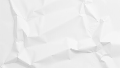 Obraz premium Folded paper texture with crumpled details and a bright white appearance