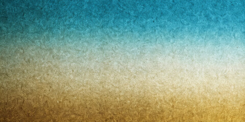 A gradient of blue and brown hues smoothly transitions from top to bottom, creating a calming effect. The surface features a subtle speckled pattern, giving it a textured appearance, copy space.AI gen