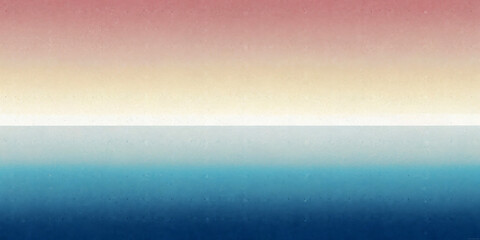Calm gradients suggest a horizon where soft pastels meet deeper blues, reminiscent of a calm sunset over the ocean. Subtle transitions of shades are soothing and balanced with copy space. AI generated