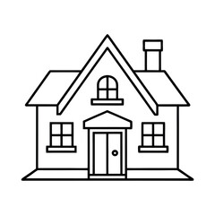 house icon isolated on white background