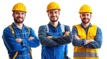 Engineers Celebrating Teamwork in a Bright Workplace Generative AI