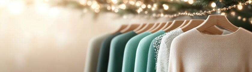 Fototapeta premium Sparkling Holiday Style Glamorous Metallic Outfits for a Festive and Chic Look, Perfect for Parties, Events, and Celebrations Find the Perfect Metallic Holiday Dress, Top, or Jumpsuit to Shine This