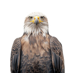 Obraz premium Bald eagle on transparent background