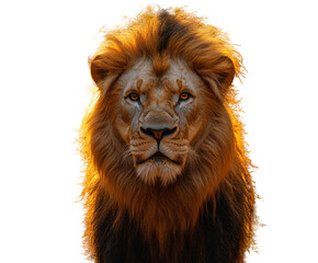 Obraz premium Lion on transparency background 