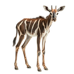 Obraz premium Okapi on transparent background