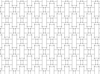 A pattern of the keys on a white background
