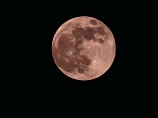 The beautiful full moon captured by a high resolution cellphone camera. 