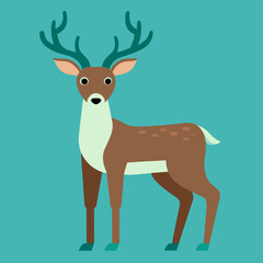 deer with a ribbon