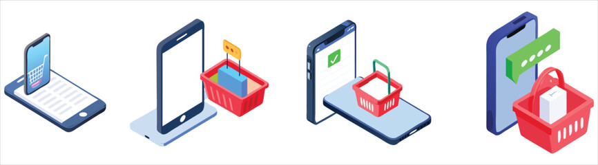 online shopping and online payment concept