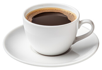 Fototapeta premium PNG Coffee cup of americano saucer drink mug.