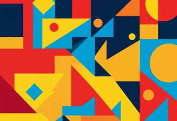 Obraz premium Vibrant Geometric Patterns