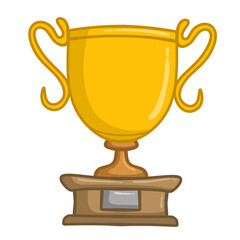 gold trophy cup