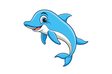 Dolphin cartoon vector