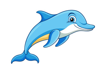 Dolphin cartoon vector