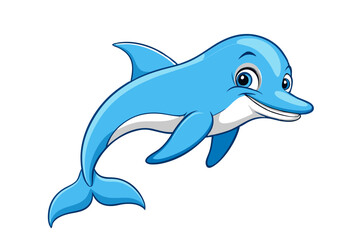Dolphin cartoon vector