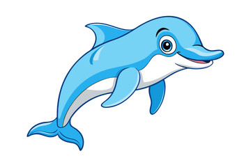 Dolphin cartoon vector