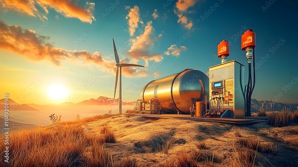 Poster advanced hydrogen storage tanks made with reinforced graphene materials designed for efficient and s