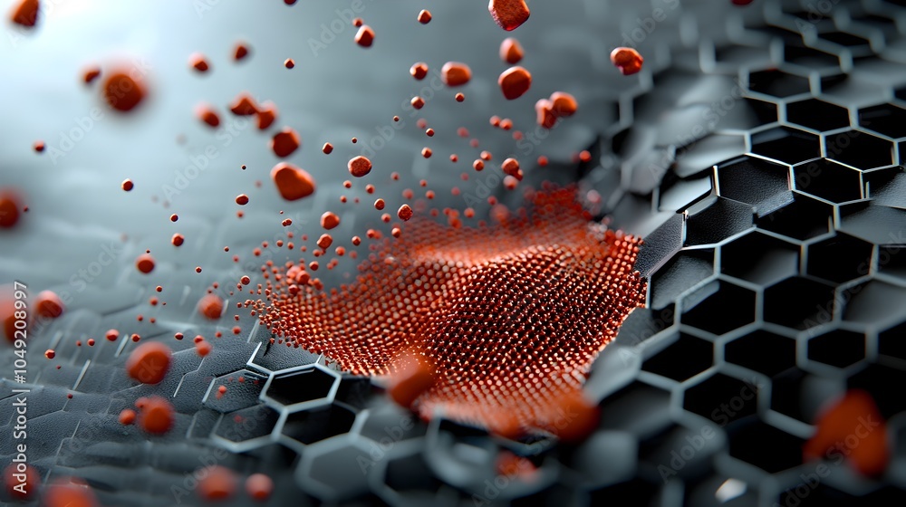 Poster advanced solar panels incorporating graphene layers for enhanced efficiency in renewable energy prod