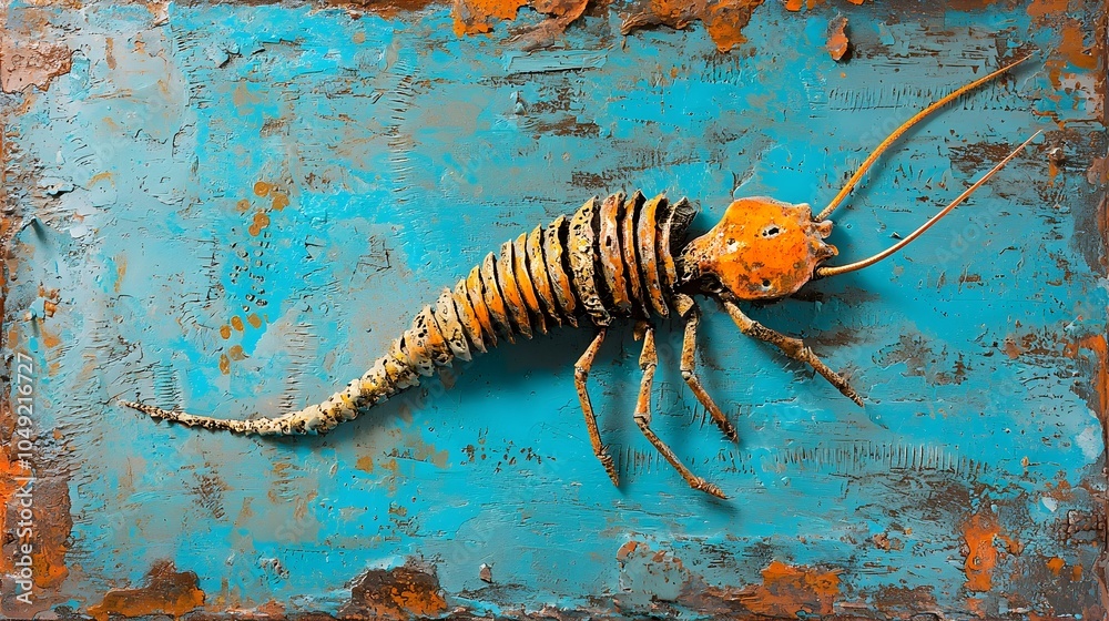 Poster enigmatic anomalocaris fossil uncovered from the cambrian era marine ecosystem a rare prehistoric cr