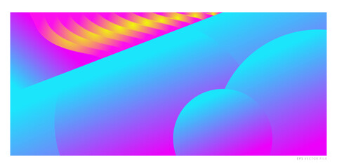 Abstract Gradient Shapes Illustrations for any brandings, banners, cover, headers, presentations, and wallpaper backgrounds