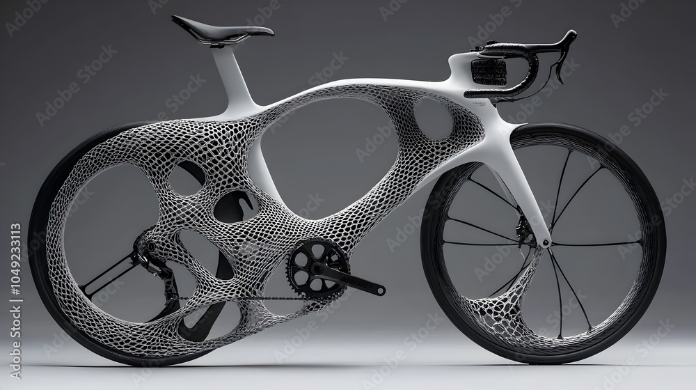 Aufkleber innovative graphene infused bicycle frame showcasing the power of advanced lightweight composite mat