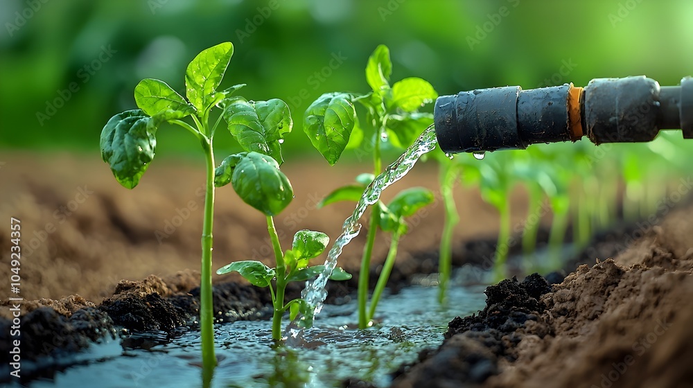 Aufkleber irrigation system for efficient agricultural water management in sustainable farming practices pvc p