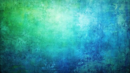 Obraz premium Abstract blue and green textured background reflected in water